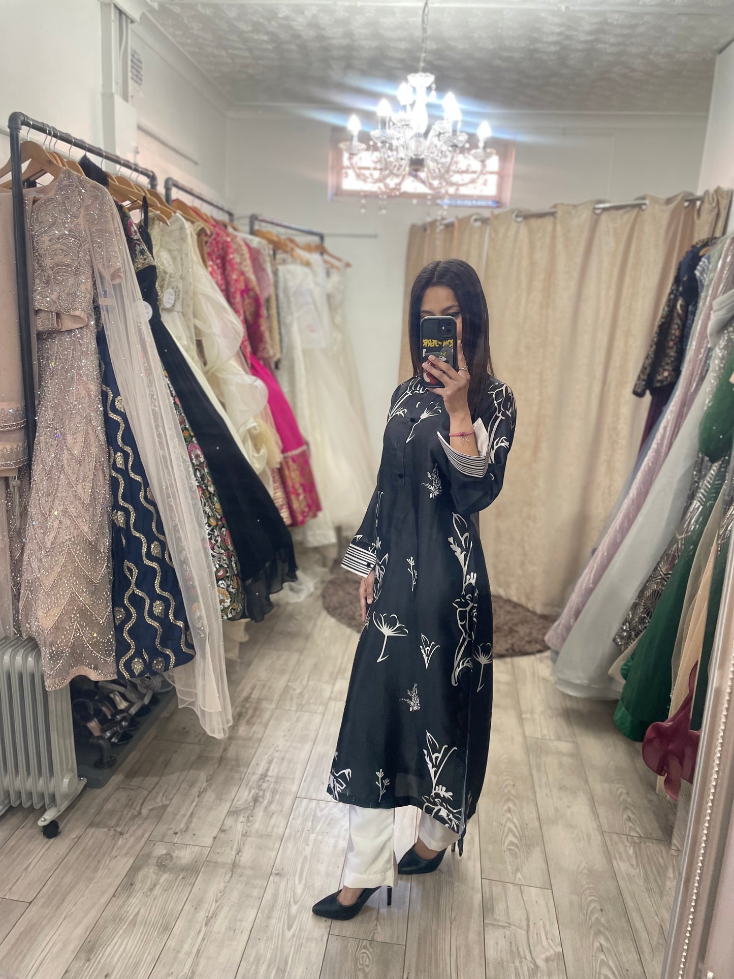 Satin Kurta With Trouser