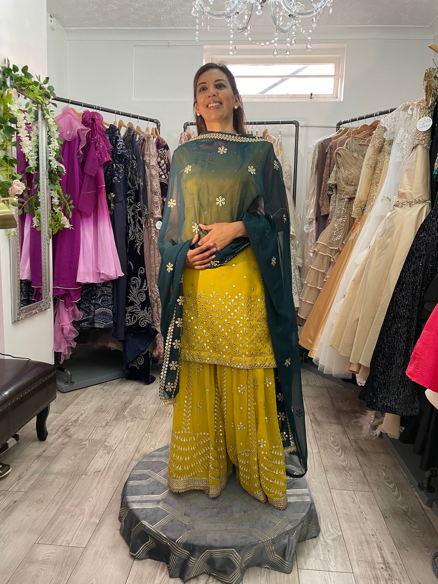 Frock style sharara Suit