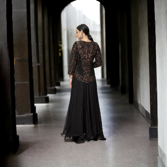Long Dress with Short jacket (MADE TO MEASURE AVAILABLE)