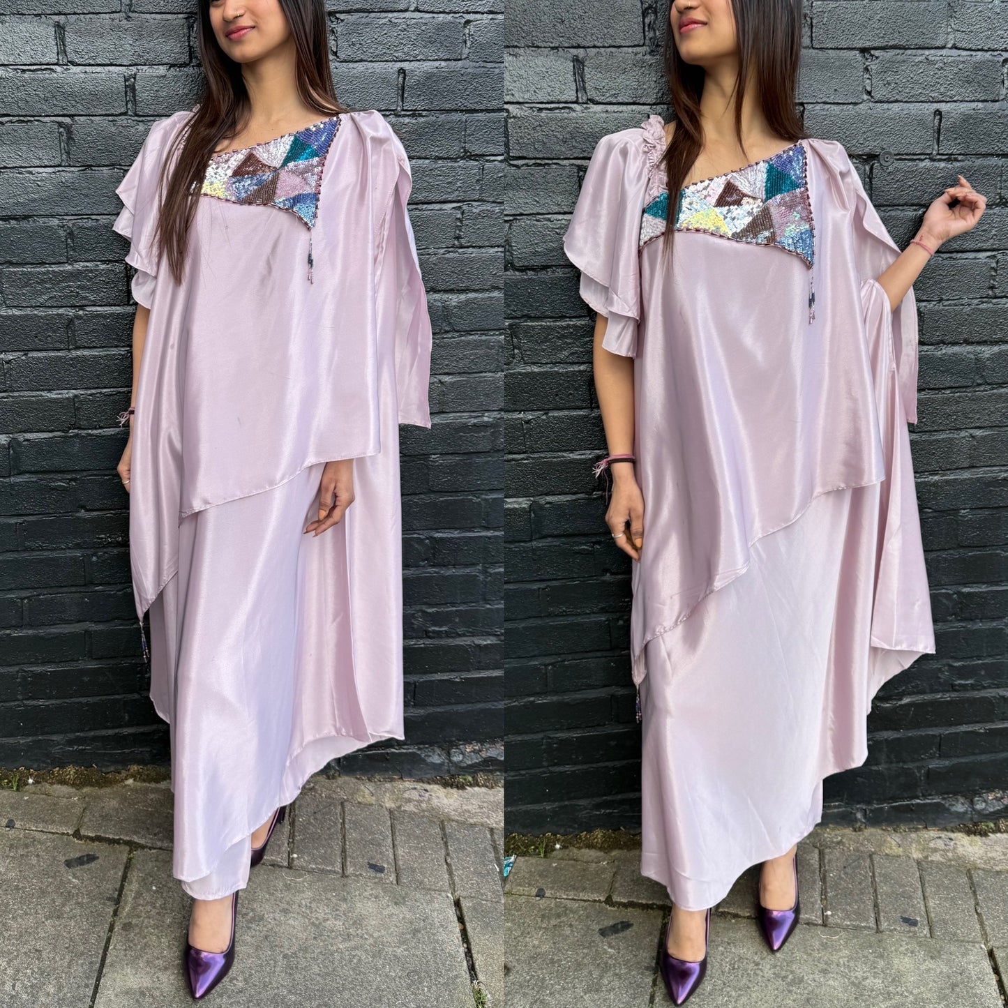 Layered 2 Piece Indo-western dress