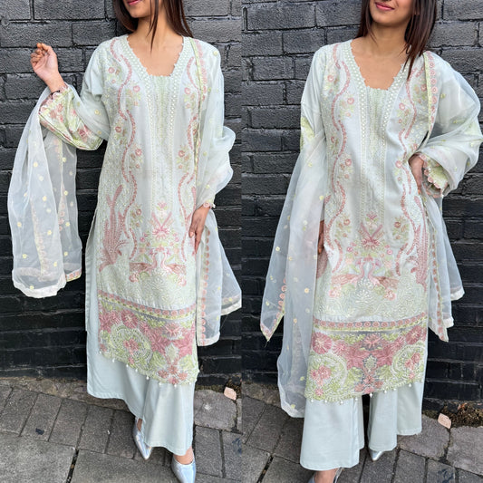 Cotton Plazo Suit