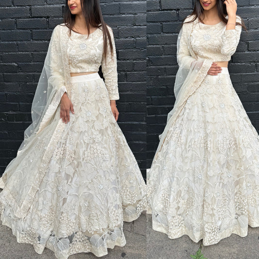 Thread & Hand Embroided Lehenga MADE TO MEASURE AVAILABLE